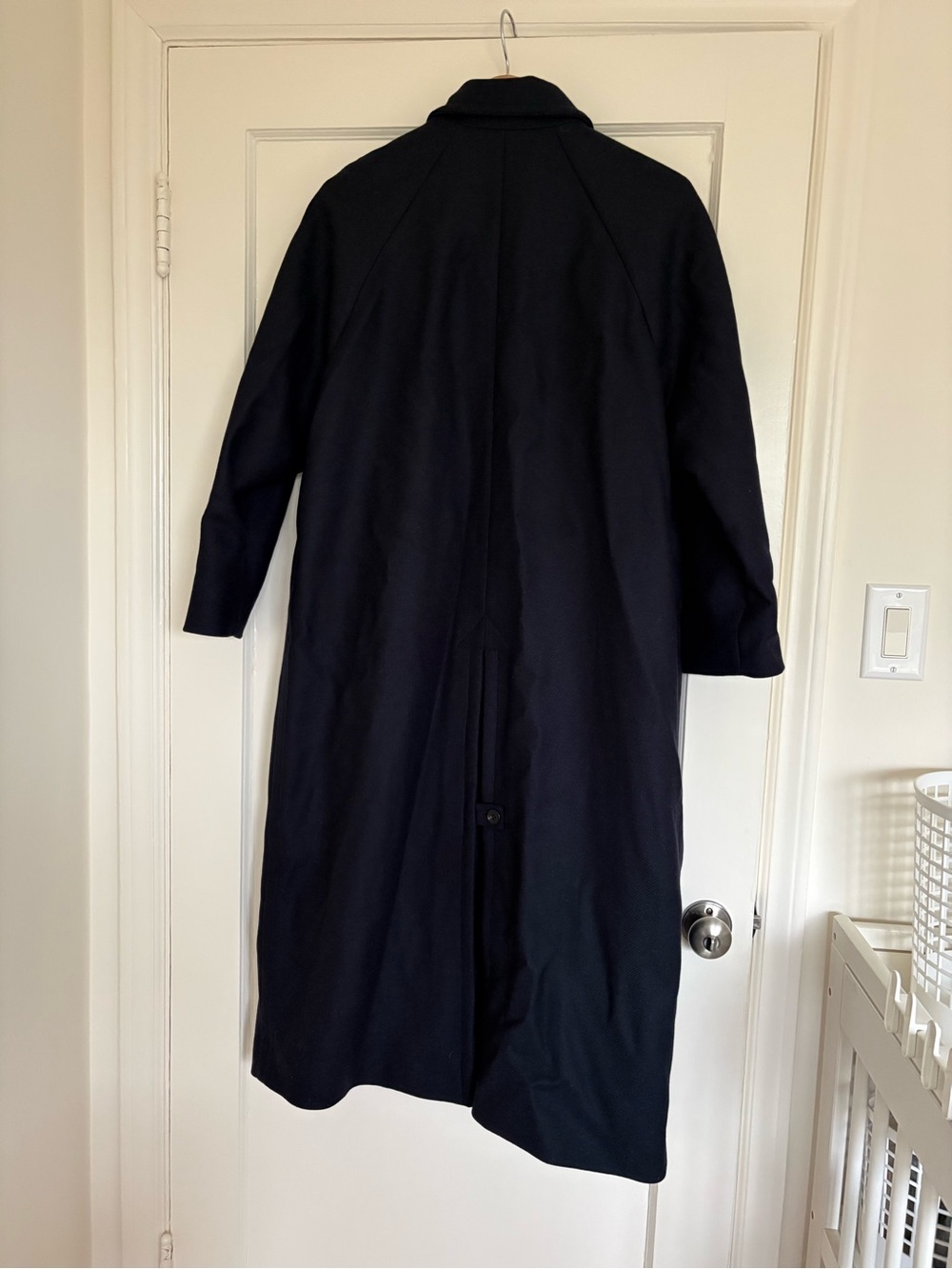 NWT APC Navy Blue Wool Coat - Picture 2 of 5